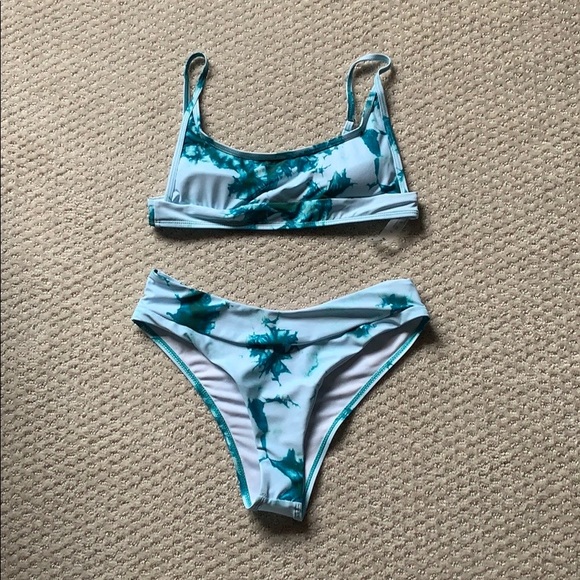 SHEIN Other - *never worn* tie dye shein swim suit set
